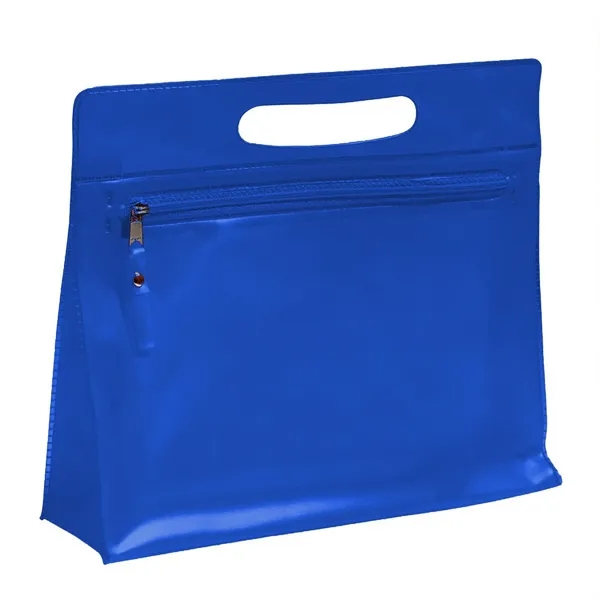 Traveler security bag with zipper closure and made of clear PVC.... from ASI 68507 The Magnet Group / Perfect Line
