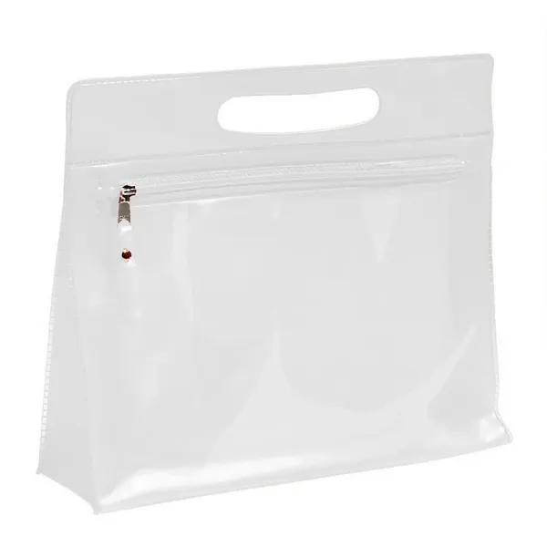 Traveler security bag with zipper closure and made of clear PVC.... from ASI 68507 The Magnet Group / Perfect Line