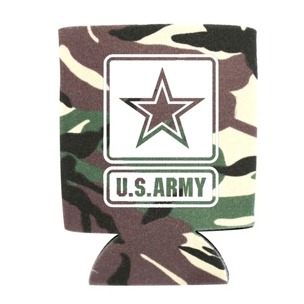 Collapsible, insulated can cooler made of heavy-duty thick polyester foam.... from ASI 68507 The Magnet Group / Perfect Line