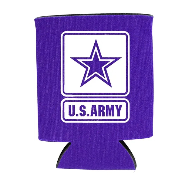 Collapsible, insulated can cooler made of heavy-duty thick polyester foam.... from ASI 68507 The Magnet Group / Perfect Line