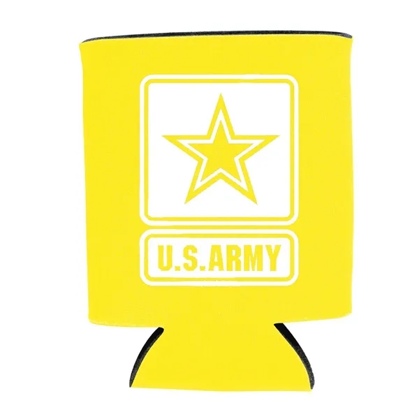 Collapsible, insulated can cooler made of heavy-duty thick polyester foam.... from ASI 68507 The Magnet Group / Perfect Line