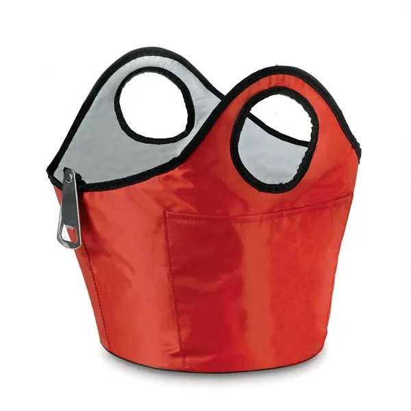 Portable, insulated ice bucket and beverage carrier with handles.... from ASI 68507 The Magnet Group / Perfect Line
