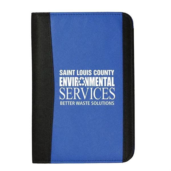 Junior padfolio with inside flap pocket, elastic pen loop, business card... from ASI 68507 The Magnet Group / Perfect Line