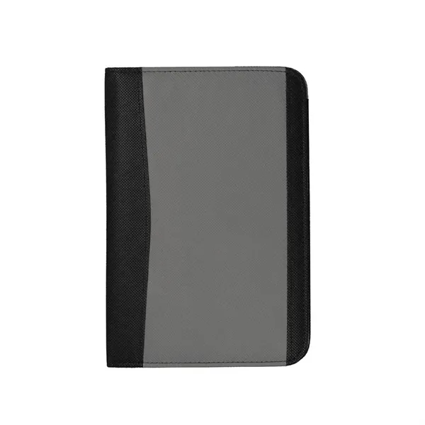 Junior padfolio with inside flap pocket, elastic pen loop, business card... from ASI 68507 The Magnet Group / Perfect Line