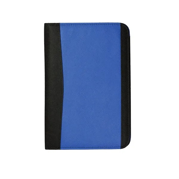 Junior padfolio with inside flap pocket, elastic pen loop, business card... from ASI 68507 The Magnet Group / Perfect Line