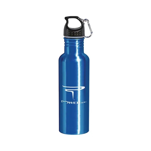 28 oz. aluminum bottle with wide mouth opening, twist-off finger loop... from ASI 68507 The Magnet Group / Perfect Line