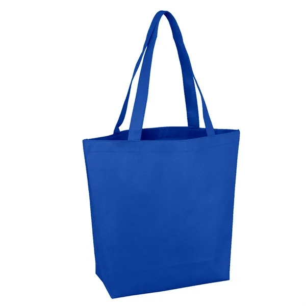 11.75" x 14.75" non-woven polypropylene tote bag with 5" gusset and... from ASI 68507 The Magnet Group / Perfect Line