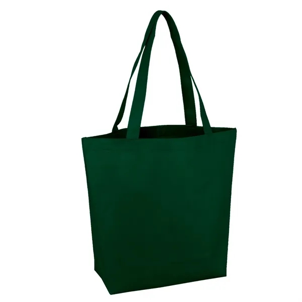 11.75" x 14.75" non-woven polypropylene tote bag with 5" gusset and... from ASI 68507 The Magnet Group / Perfect Line
