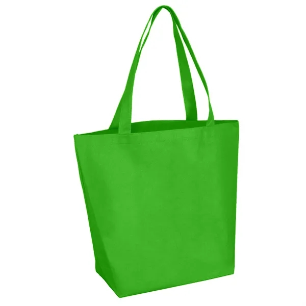 11.75" x 14.75" non-woven polypropylene tote bag with 5" gusset and... from ASI 68507 The Magnet Group / Perfect Line