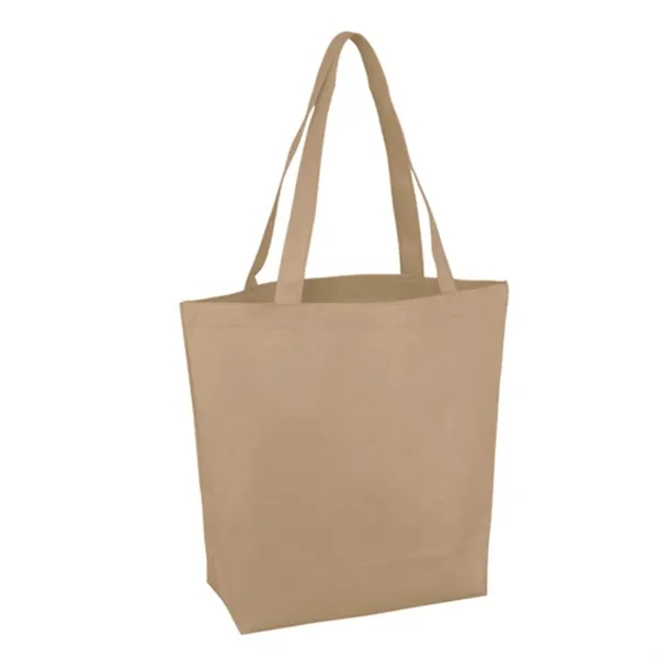 11.75" x 14.75" non-woven polypropylene tote bag with 5" gusset and... from ASI 68507 The Magnet Group / Perfect Line