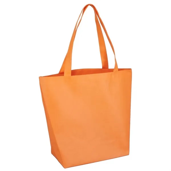 11.75" x 14.75" non-woven polypropylene tote bag with 5" gusset and... from ASI 68507 The Magnet Group / Perfect Line