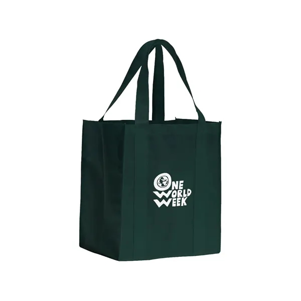 Oversized shopping tote made of 100% reusable and recyclable non-woven polypropylene... from ASI 68507 The Magnet Group / Perfect Line