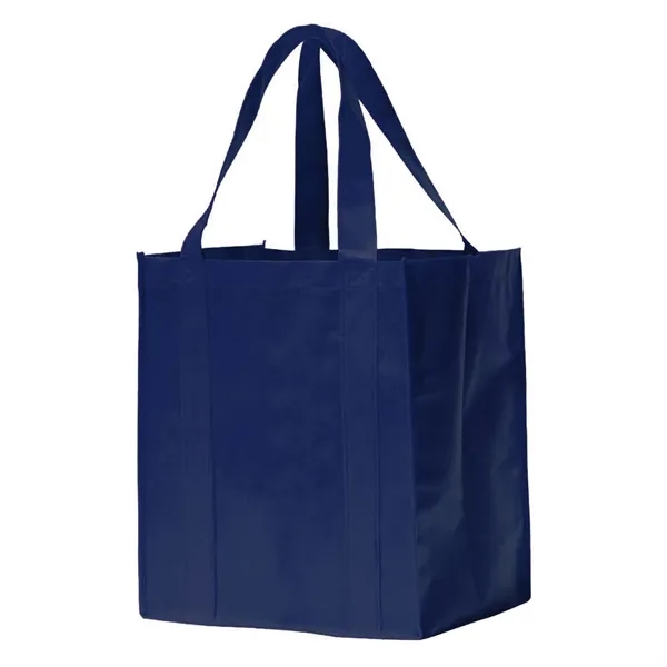 Oversized shopping tote made of 100% reusable and recyclable non-woven polypropylene... from ASI 68507 The Magnet Group / Perfect Line