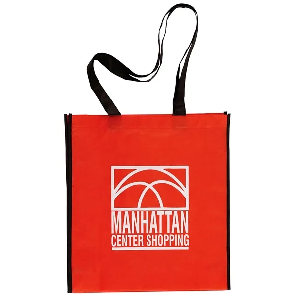 4" x 14.375" x 18.5" non-woven tote bag with trolley sleeve... from ASI 68507 The Magnet Group / Perfect Line