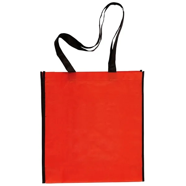 4" x 14.375" x 18.5" non-woven tote bag with trolley sleeve... from ASI 68507 The Magnet Group / Perfect Line