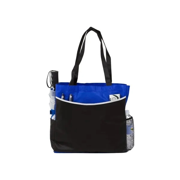 Tote bag with pen holders, business card holder, beverage holder, accessories... from ASI 68507 The Magnet Group / Perfect Line