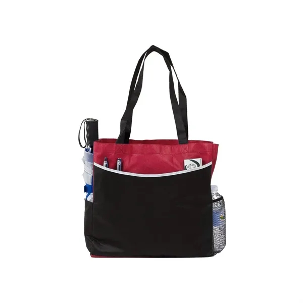 Tote bag with pen holders, business card holder, beverage holder, accessories... from ASI 68507 The Magnet Group / Perfect Line