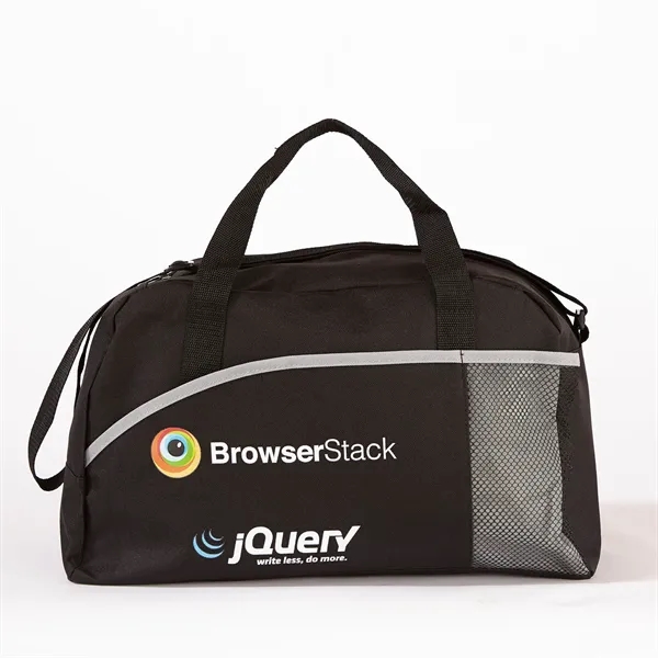10" x 17" polyester duffel bag with hook and loop closure,... from ASI 68507 The Magnet Group / Perfect Line