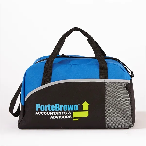 10" x 17" polyester duffel bag with hook and loop closure,... from ASI 68507 The Magnet Group / Perfect Line