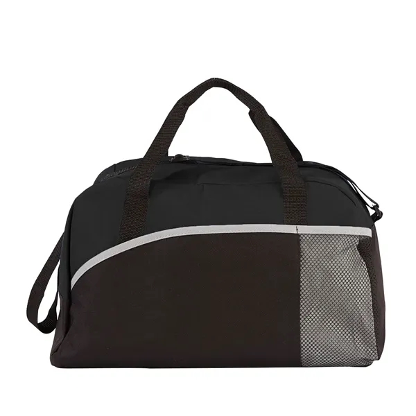 10" x 17" polyester duffel bag with hook and loop closure,... from ASI 68507 The Magnet Group / Perfect Line