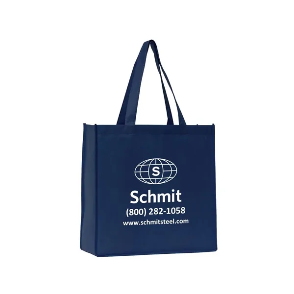 13" x 13' large capacity, non-woven tote bag with 5" gusset... from ASI 68507 The Magnet Group / Perfect Line