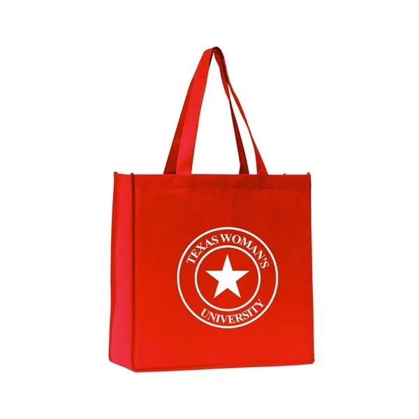 13" x 13' large capacity, non-woven tote bag with 5" gusset... from ASI 68507 The Magnet Group / Perfect Line