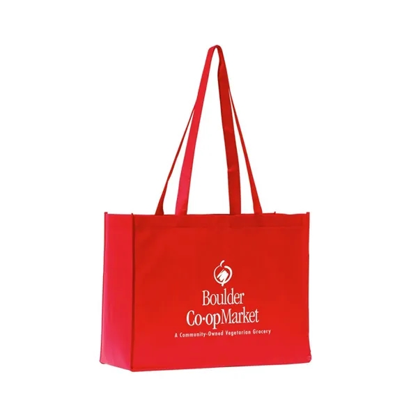 16"W x 12"H non-woven tote bags with 6" gusset and 28"... from ASI 68507 The Magnet Group / Perfect Line
