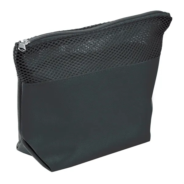Amenities bag with mesh upper and zipper closure.... from ASI 68507 The Magnet Group / Perfect Line
