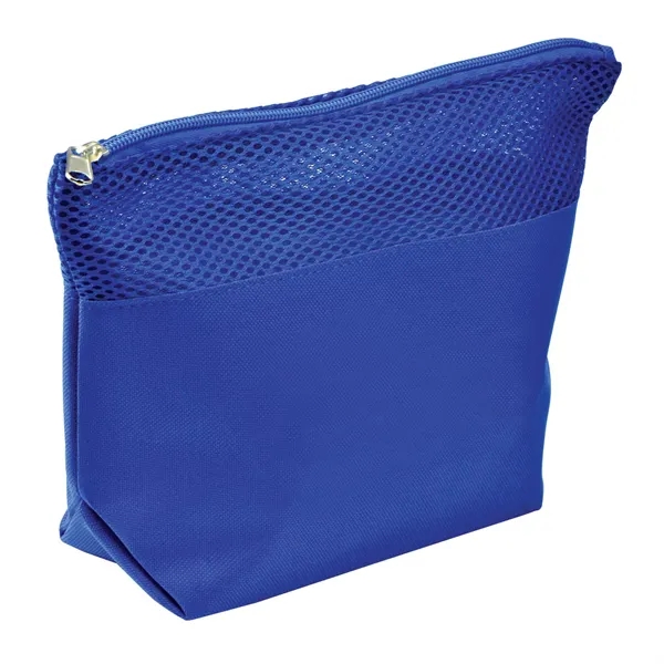 Amenities bag with mesh upper and zipper closure.... from ASI 68507 The Magnet Group / Perfect Line