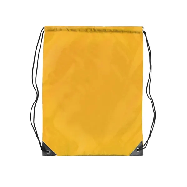 Backpack with nylon braided drawstring closure, metal grommets and large imprint... from ASI 68507 The Magnet Group / Perfect Line