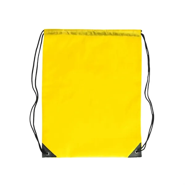 Backpack with nylon braided drawstring closure, metal grommets and large imprint... from ASI 68507 The Magnet Group / Perfect Line