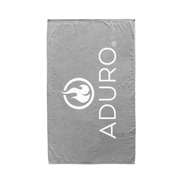 60" x 35" soft and absorbent dobby hem, mid-weight beach towel.... from ASI 68507 The Magnet Group