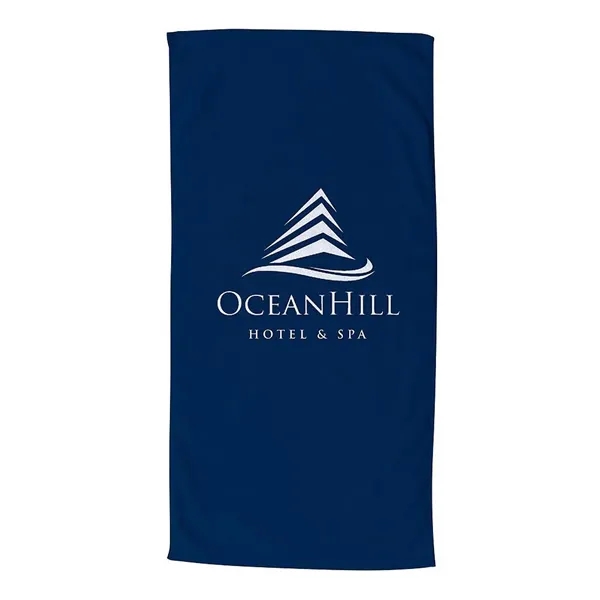 35" x 70" customizable beach towel made of USA-grown cotton.... from ASI 68507 The Magnet Group