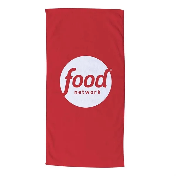 35" x 70" customizable beach towel made of USA-grown cotton.... from ASI 68507 The Magnet Group