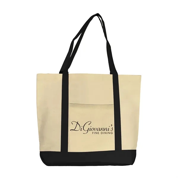 Canvas boat tote with large pocket on front, spacious interior and... from ASI 68507 The Magnet Group / Perfect Line