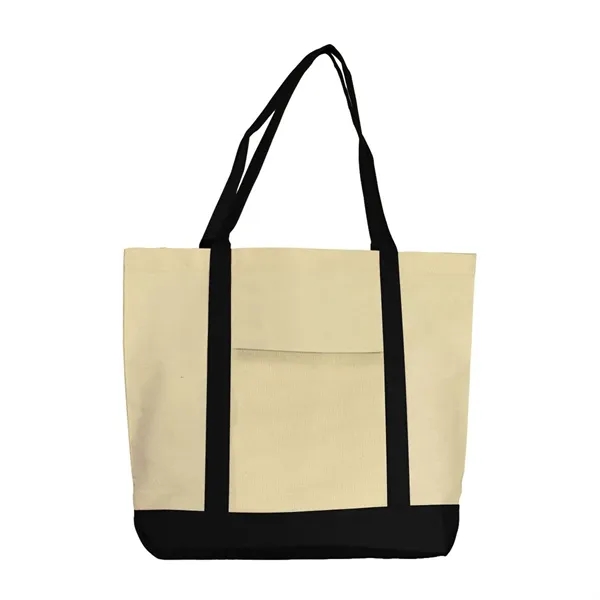Canvas boat tote with large pocket on front, spacious interior and... from ASI 68507 The Magnet Group / Perfect Line