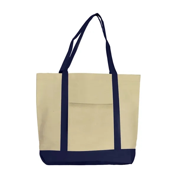 Canvas boat tote with large pocket on front, spacious interior and... from ASI 68507 The Magnet Group / Perfect Line