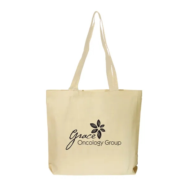 15 1/2" x 15 1/2" canvas tote bag with a 3"... from ASI 68507 The Magnet Group / Perfect Line
