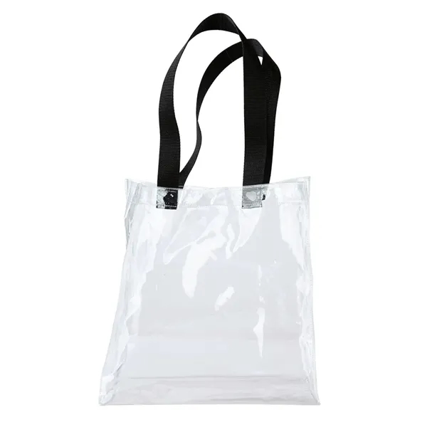 12" x 12" stadium-friendly tote bag with 20" long handles, clear... from ASI 68507 The Magnet Group / Perfect Line