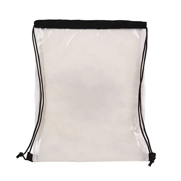 Clear PVC vinyl drawstring bag.... from ASI 68507 The Magnet Group / Perfect Line