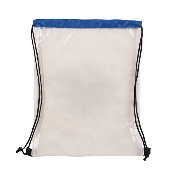 Clear PVC vinyl drawstring bag.... from ASI 68507 The Magnet Group / Perfect Line