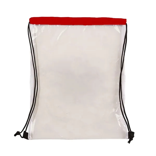 Clear PVC vinyl drawstring bag.... from ASI 68507 The Magnet Group / Perfect Line