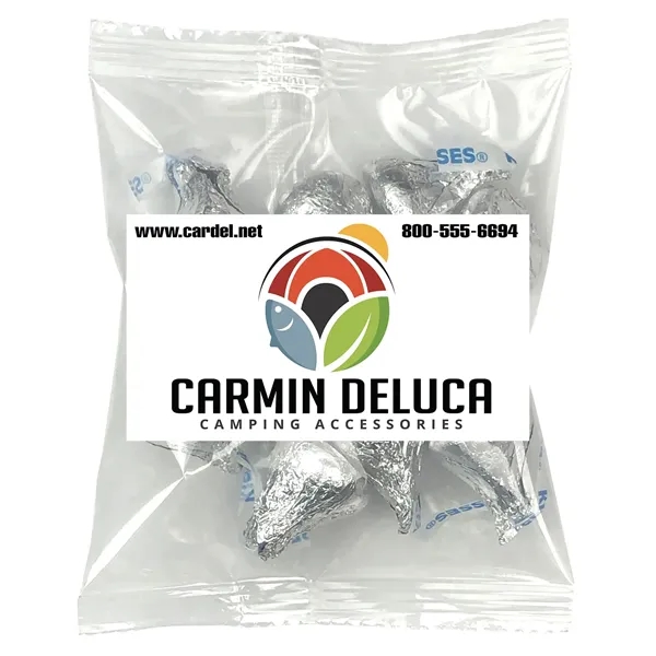 Small snack bag with your choice of candy with a 2"... from ASI 68507 The Magnet Group / The 1919 Candy Company