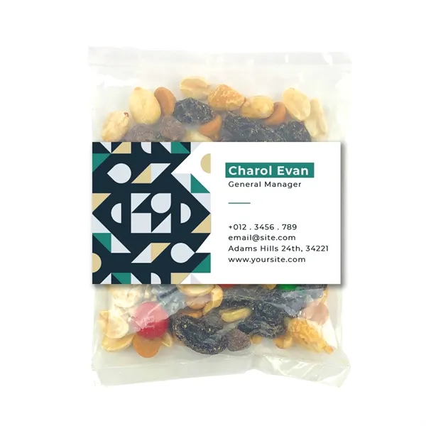 Small Snack Bag with 2" x 3.5" Rectangle Magnet filled with... from ASI 68507 The Magnet Group / The 1919 Candy Company