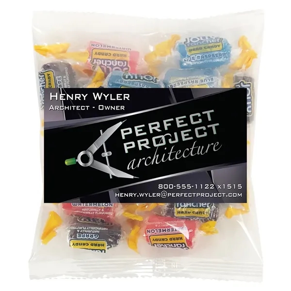 Large Snack Bag with a 2" x 3.5" Rectangle Magnet and... from ASI 68507 The Magnet Group / The 1919 Candy Company