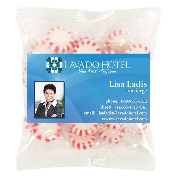 Large Snack Bag with a 2" x 3.5" Rectangle Magnet and... from ASI 68507 The Magnet Group / The 1919 Candy Company