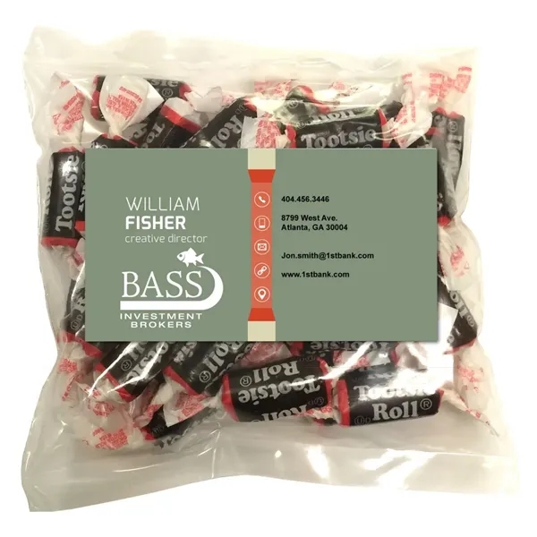 Large Snack Bag with a 2" x 3.5" Rectangle Magnet and... from ASI 68507 The Magnet Group / The 1919 Candy Company