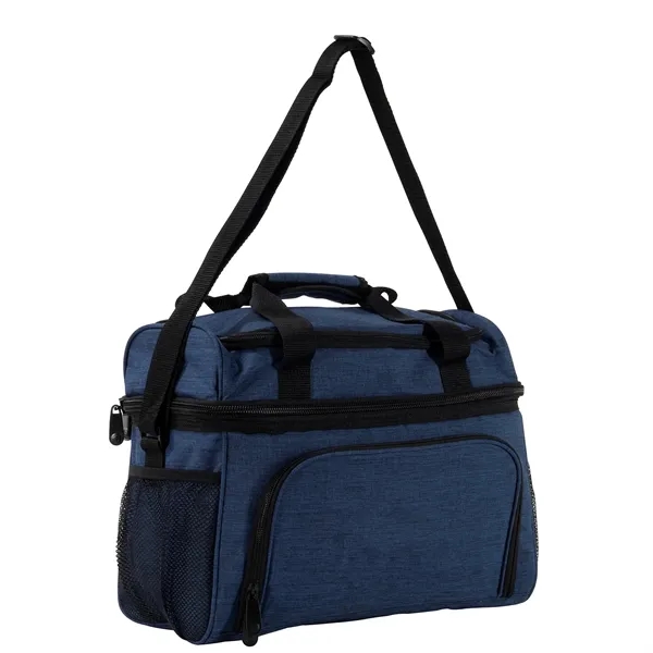 Pearl foam 12 can capacity picnic cooler with snack compartment, two... from ASI 68507 The Magnet Group / The Bag Factory®