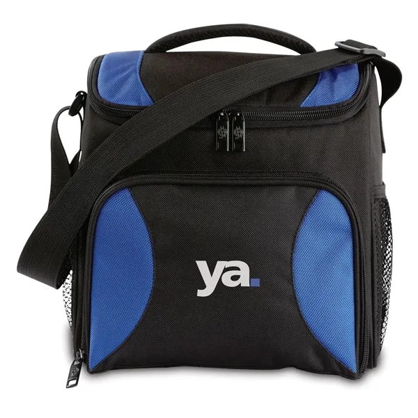 Nylon cooler with pockets, handle, and shoulder strap.... from ASI 68507 The Magnet Group / The Bag Factory®