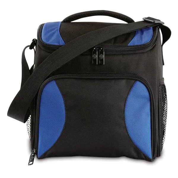 Nylon cooler with pockets, handle, and shoulder strap.... from ASI 68507 The Magnet Group / The Bag Factory®